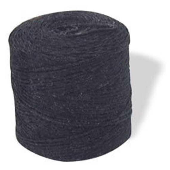 Rug Braiding Brown 4 ounce Nyltex Nylon Wax Lacing by lavenderwool