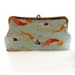 Undersea mermaids clasp clutch purse