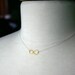 Two Tone Infinity necklace