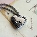 loves cows. locket necklace.silver ox color