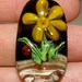 Daffodil Lady, Lampwork Bead, SImply Lampwork by Nancy Gant SRA G55S