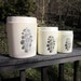 Reserved for Annabel - Vintage Canister Set - Three Plastic - White With Silver