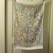 Vintage Linen Tea Towel/ Dish Towel - Map
