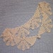 Vintage Crocheted Collar - Handmade Creamy White