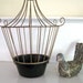 Vintage Bird Cage - Brass and Black