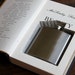 hollow book flask safe ''beauty beast'' (flask included) - old book with flask inside