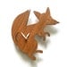 Fox wall clock, modern clock, limited edition