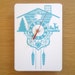 Wall Hanging Clock - Cuckoo Clock - Aqua