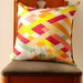 Lattice Print Pillow Cover