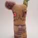 Handmade grungy misfit bunny (BISCUIT)