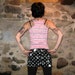 Pink Hearts RacerBack Tank Top Xs/Small by Vicmes Clothing