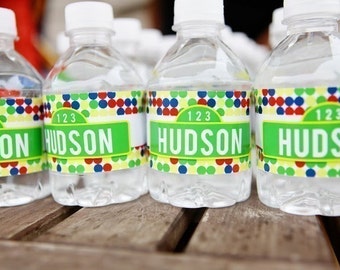 Sesame Street water bottle labels, Sesame Street birthday party printable, printable water bottle labels download, editable instant download