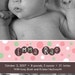 GIrly Bubbles - Custom photo Baby \/ Birth Announcement Cards