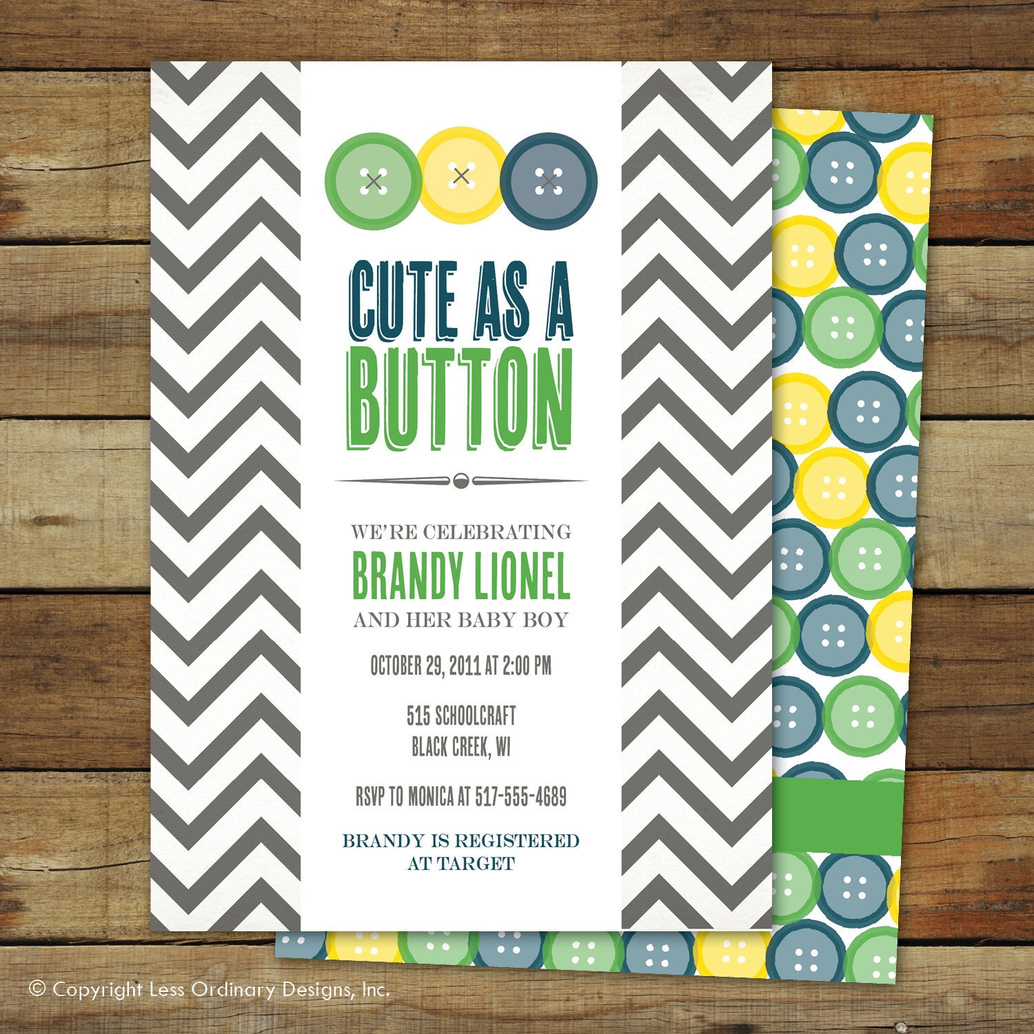 Baby Shower Cute Invitations 1