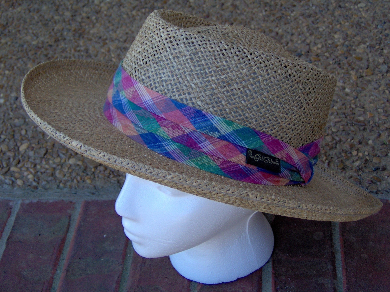 Vintage CHI CHI Rodriguez Straw Golf hat MINT condition