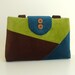 SALE Color Block Purse in Velvet and Corduroy - One of a Kind Bag