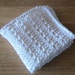 Reusable Cotton Dish Cloths - White
