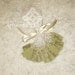 Price Tags Handcrafted, 50 in Moss Green, "Hand Crafted" with Heart, Customize thread color, Moss Green or White