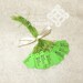 RESERVED: Price Tags Handcrafted, 200 in Lime Green, "Hand Crafted" with Heart, Customize thread color, Lime Green or White