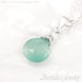 Mint jewelry Mint necklace aqua blue Chalcedony necklace sterling silver women fashion pastel teal blue europeanstreetteam rusteam - Elenia