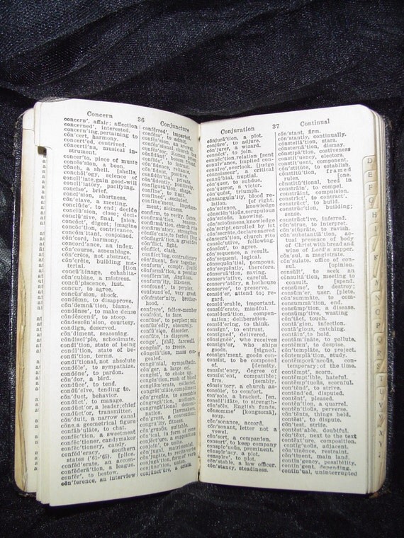 Vintage ster's Vest Pocket Dictionary