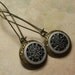 Bouquet, 1930's-1960's Vintage Glass Button Earrings