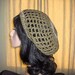 SALE Slouchy Crochet Cotton Hat Handmade Womens Tam Hat