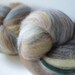 Spinning sock batts 4.1ozs romney and other natural wools silk noil sparkles