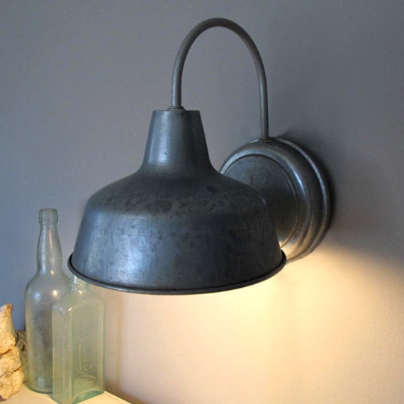 Galvanized Wall Sconce - Made Wall Sconce Galvanized Malleable Iron Industrial Steunk By Milton ...