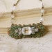 Modern Elegance.vintage rhinestone crystal beaded necklace. Tiedupmemories