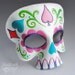 Calavera Leather Mask - Day Of The Dead Sugar Skull - Halloween Masquerade Dia de los Muertos