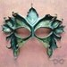 Sculpted Leather Mask - Lady Of The Leaves - Made To Order
