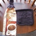 Set of Hot Chocolate Crochet Kitchen tea Towel and matching dishcloth