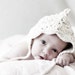 Cream Crocheted Pixie Hat for Newborns - 0 to 6 months