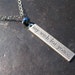 My Wish For You pewter and crystal pendant