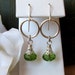 Kateline Aristocrat Forest Green Glass Earrings