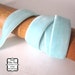Velvet Ribbon Robin's Egg Blue 5/8 Trim, Millinery - 3 yards