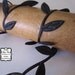 3 Yards - Black Leaf Trim - Wedding Garland Scrapbooking Gift Wrapping