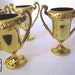 Mini Trophy - 4 pcs - 2 inches tall - trophies for altered art - shrine - Best in Show - Award Winner