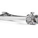Steampunk Tie Bar - Vintage Silver Mens Clip - Ruby Jeweled TISSOT Watch STUNNING Wedding Gift - Steampunk Jewelry by edmdesigns