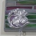 Four Leaf Clover Pink and Green Stained Glass Mosaic Wall Decor