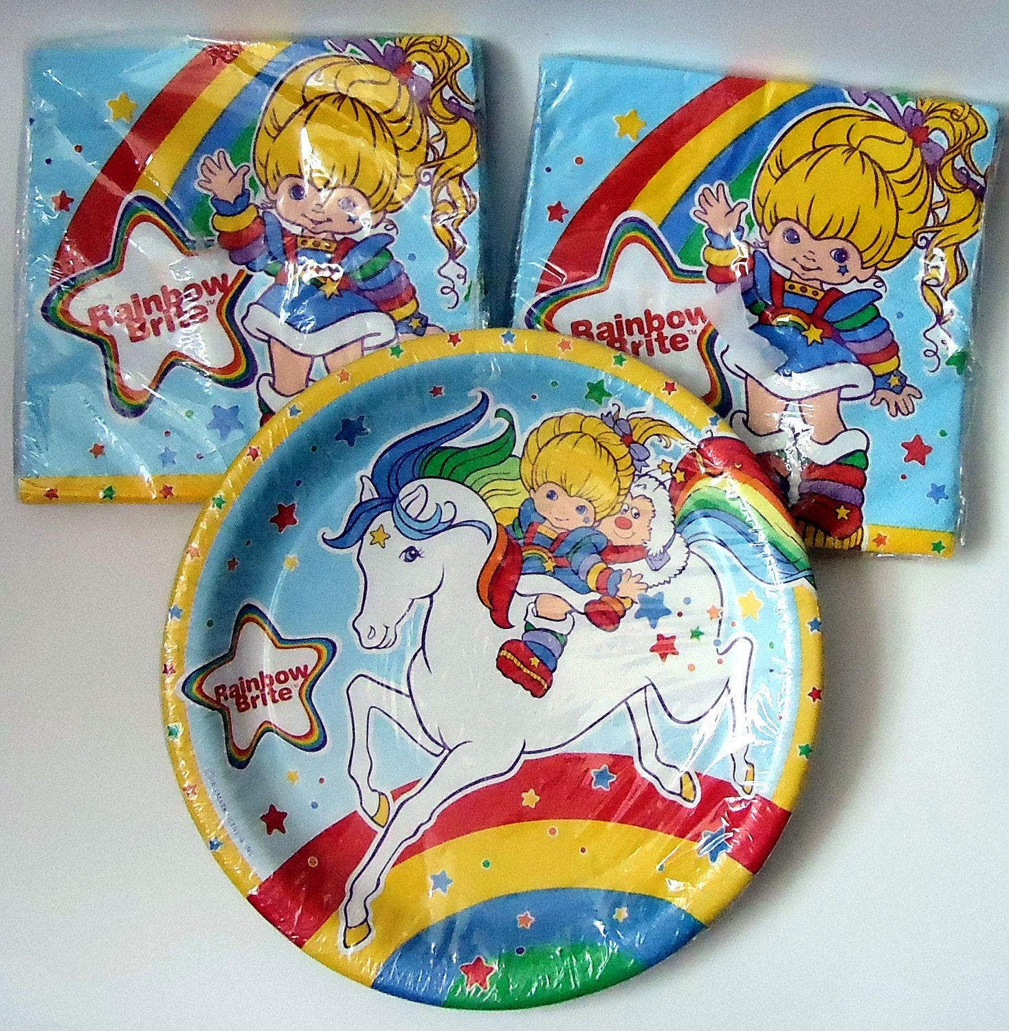 rainbow brite tea set