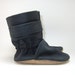 Soft Sole Black Leather Baby Boots Shoes 6 to 12 Month