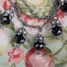 Francy rhinestone and Czech glass drop necklace