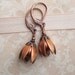 Copper Bells Flower Earrings