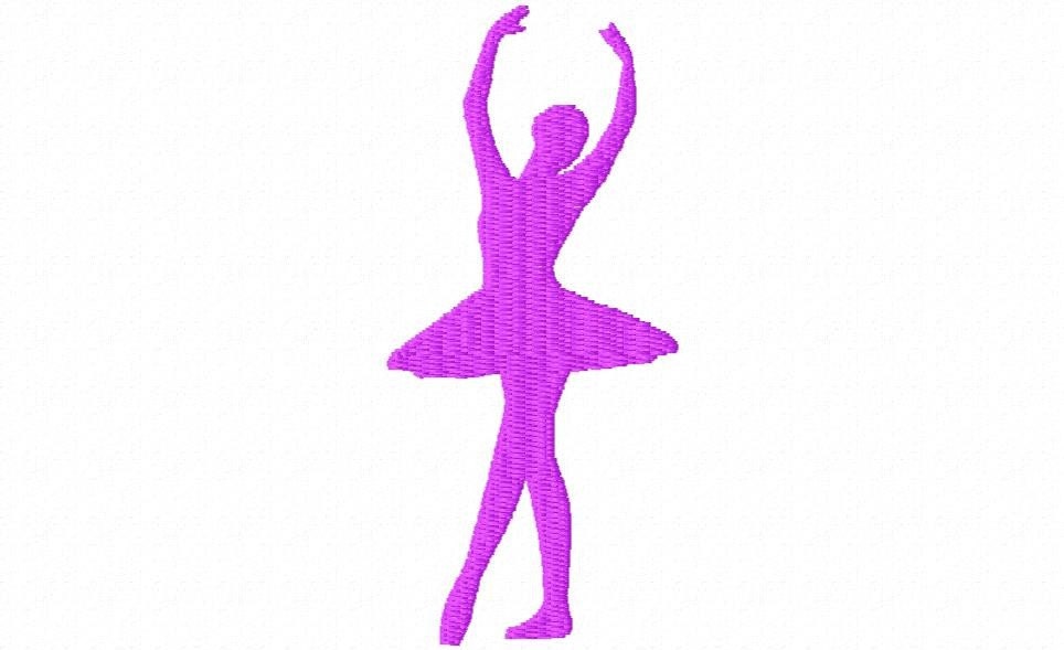 11 Solid Ballet Ballerina Set 1 Embroidery Machine Design