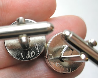 Graduation Gifts, Grooms Gift from Bride, Anniversary Gifts for Men, Engravable Cufflinks, Engraved Gifts, Groomsmen Gift, Map Cufflinks