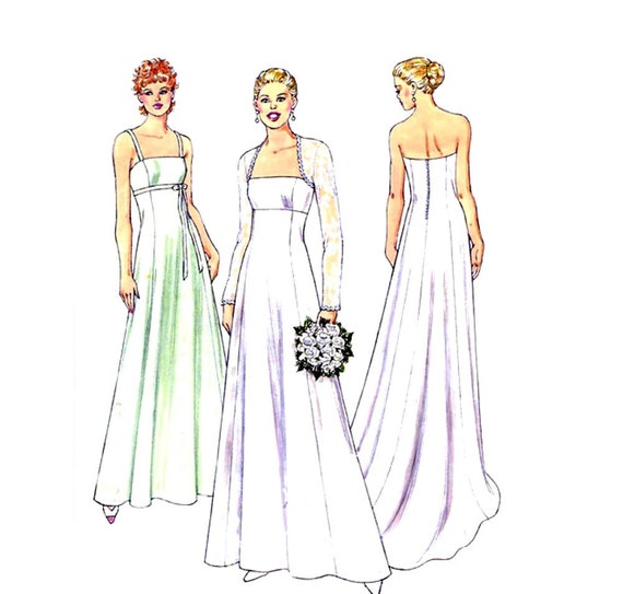  Kwik  Sew  wedding  dress  pattern  3400 in sizes XS XL sealed