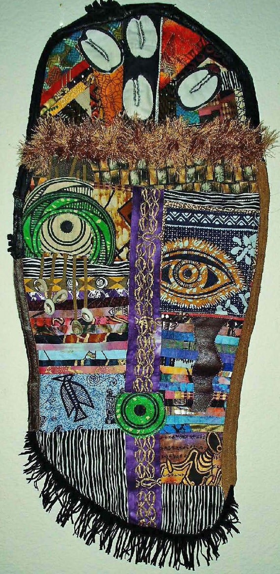 African Mask Wall Art 2