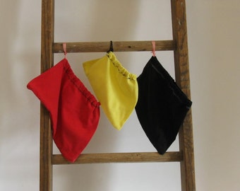 Produce Bags Three 'GreenSleeves' Wristlets/Pouches by Fashion Green T Bags